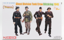 Dragon armor Figúrky Soldati - Vojaci Vojenská posádka tanku Ghost Division 1940 1:35 /