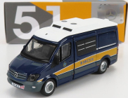 Drobné hračky Mercedes Benz Sprinter Van Transporter Hkcs Police 2018 1:76 Modrá žltá biela