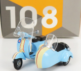 Drobné hračky Scooter Sidecar 1:35 Light Blue White
