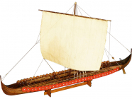 Dušek vikingská predĺžená loď 1:72 kit