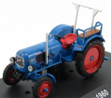 Edicola Eicher Tiger Tractor 1960 - Con Vetrina - S vitrínou 1:43 Modrá červená