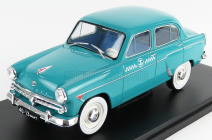 Edicola Moskvitch 407 Taxi 1959 - poškodenie Blister Box 1:24 Modrá