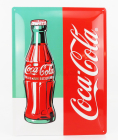 Edicola Príslušenstvo 3d kovová doska - Coca-cola fľaša limitovaná 1:1 červená zelená biela
