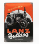 Edicola Príslušenstvo 3d kovová doska - Lanz Bulldog 1:1 čierna oranžová