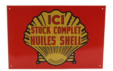 Edicola Príslušenstvo Kovová doska - Ici Stock Complet Huiles Shell 1:1 Rôzne
