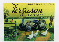 Edicola Príslušenstvo Kovová doska - Massey Ferguson Tractor Heritage Te20 1:1 Rôzne