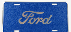 Edicola Príslušenstvo Zábavná kovová tabuľka - Ford Script Mosaic 1:1 Blue