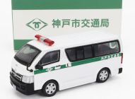 Era-models Toyota Hiace Minibus Police 2009 1:64 bielo-zelená