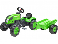 FALK – Šliapací traktor Country Farmer s vlečkou zelený
