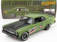 Gmp Chevrolet Nova Warhawk Coupe 1970 1:18 zelená čierna