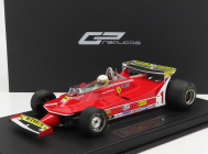 Gp-replika Ferrari F1 312 T5 N 1 Monaco Gp 1980 (s figúrkou pilota) Jody Scheckter 1:18 Červená
