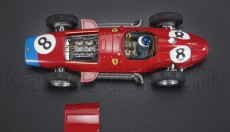 Gp-replika Ferrari F1 801 N 8 2nd Germany Nurburgring (s figúrkou pilota) Gp 1957 M.hawthorn 1:18 Červená Modrá
