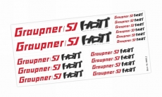 GRAUPNER/SJ a HOTT nálepky, arch 21x10cm