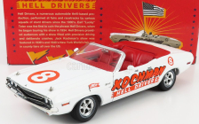 Greenlight Dodge Challenger Convertibile Kochman Hell Drivers 1970 1:18 Biela červená