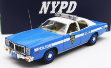 Greenlight Dodge Monaco Police New York Police Department 1978 1:18 modrá biela