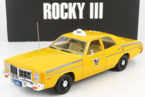 Greenlight Dodge Monaco Taxi City Cab Co 1978 - Rocky Iii Movie 1:18 Žltá
