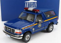 Greenlight Ford usa Bronco Xlt New York State Police Department 1996 1:18 Modrá