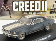 Greenlight Ford usa Mustang Coupe 1967 - Adonis Creed's Ii 1:43 Matt Black