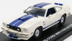 Greenlight Ford usa Shelby Mustang Ii Cobra Ii 1976 - Charlieho anjeli (auto Jill Munroe) 1:43 bielo modrá