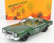 Greenlight Plymouth Fury Checker Taxi 1976 - Beverly Hills Cop 1:18 Green Met