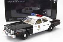 Greenlight Plymouth Fury Metropolitan Police 1977 - Terminátor 1:24 čiernobiely