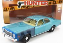 Greenlight Plymouth Fury Police 1977 - Hunter 1:24 modrá