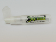 Gumové aplikačné pero vrátane dvoch sklenených korálok - 10 mm