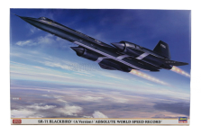 Hasegawa Lockheed martin Vojenské lietadlo Sr-71 A verzia Blackbird 1968 1:72 /