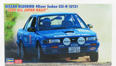 Hasegawa Nissan Datsun Bluebird Sedan Sss-r (u12) Team Calsonic Rally Japan 1989 - N 25 - N 23 1:24 /