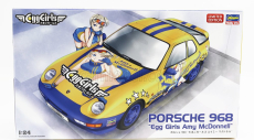 Hasegawa Porsche 968 Coupe Egg Girls Amy Mcdonnell 1992 1:24 /
