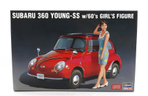 Hasegawa Subaru 360 Young-ss s figúrkou dievčaťa 1958 1:24 /