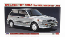 Hasegawa Toyota Starlet Ep71 Turbo S Stredná verzia 1987 1:24 /