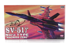 Hasegawa Tv series Sv-51y Nora Type Advance Variable Fighter Airplane Macross Zero 1:72 /