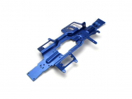 Hliníkový podvozok Traxxas 3 mm modrý: Revo