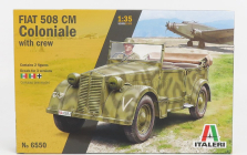 Italeri Fiat 508c 1100 Cabriolet Coloniale Military 1939 1:35 /