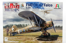 Italeri Fiat Cr.42 Falco Aeronatica Militare Bojové lietadlo 1939 1:48 /