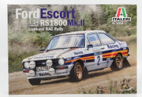 Italeri Ford england Escort Mkii N 2 Rally Rac Lombard 1981 A.vatanen - D.richards 1:24 /