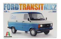 Italeri Ford england Transit Mkii Van Gas 1979 1:24 /