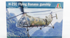 Italeri Piasecki H21-c Flyning Banana Gunship Helicopter Military 1952 1:48 /