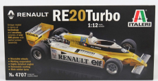 Italeri Renault F1 Re20 Turbo N 16 Sezóna 1980 R.arnoux - N 15 J.p.jabouille 1:12 žltá biela