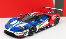 Ixo-models Ford usa Gt 3.5l Turbo V6 Team Ford Chip Ganassi Uk N 67 Lmgte Pro 2nd 24h Le Mans 2017 H.tincknell - A.priaulx - P.derani 1:18 Červená modrá biela