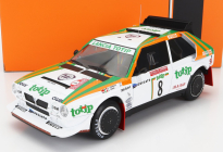 Ixo-models Lancia Delta S4 Totip N 8 2nd Rally Sanremo 1986 D.cerrato - C.cerri 1:18 Bielo-zelená