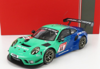 Ixo-models Porsche 911 991-2 Gt3 R Team Falken Motorsport N 44 24h Nurburgring 2019 K.bachler - J.bergmeister - M.ragginger - D.werner 1:18 2 Tones Blue