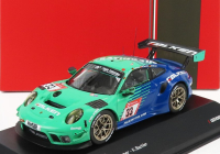 Ixo-models Porsche 911 991-2 Gt3 R Team Falken Motorsports N 33 24h Nurburgring 2020 K.bachler - S.muller - C.engelhart - D.werner 1:43 Svetlo zelená modrá