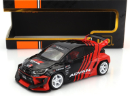 Ixo-models Toyota Yaris Gr Pandem Rhd 2022 1:43 čierna červená