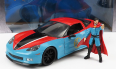 Jada Chevrolet Corvette Z06 2015 s figúrkou Doctora Strangea 1:24 Modrá červená