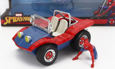 Jada Mayers Manx Buggy s figúrkou Spidermana Marvel 1964 1:24 Modrá červená