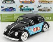 Jada Volkswagen Beetle Maggiolino 1959 - I Love The 50's 1:24 Black Light Blue