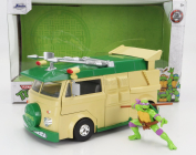 Jada Volkswagen Party Wagon Donatello Ninja Turtles - Tartarughe Ninja 1:24 žltozelený