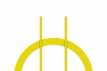 Kábel PVC 0,055 mm2 10 m (žltý)